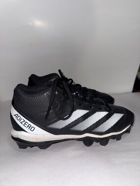 Adidas boys youth adizero football cleats size 4.5y
